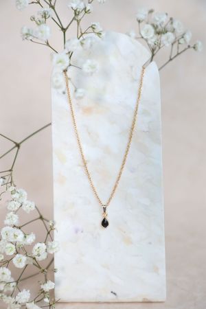 Bracelet chaîne Cyrielle 17 Lucie Obsidienne 35a85592