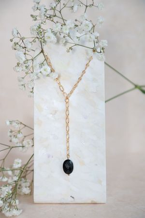 Bracelet chaîne Cyrielle 11 Romy Onyx d5f2ba81
