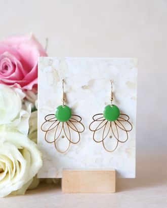 Boucles d'oreilles Oriane dorée bijoux