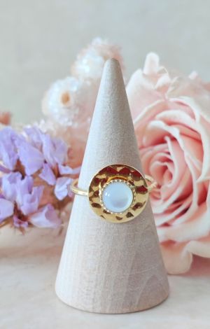 L'atelier des demoiselles 20 Bague Iris nacre scaled eeebef11